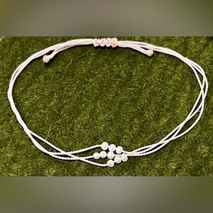 Catbird NYC Friendship Bracelet with Pearls, Pink
